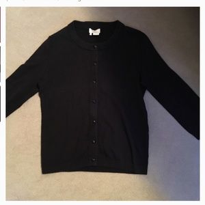 Kate spade black bow cardigan sweater size small